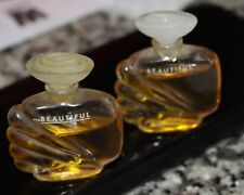 2 Vintage Estee Lauder BEAUTIFUL .12 oz. Mini Travel Size Miniature Perfume picture