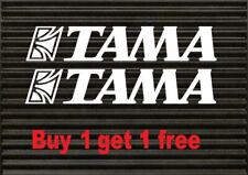 2X Large 9 Inch TAMA Bass Drum Logo Decal Sticker Buy one get one free picture