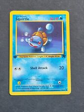 Pokemon 1ST EDITION SQUIRTLE 68/82 - TEAM ROCKET SET NON HOLO - EX/NM picture