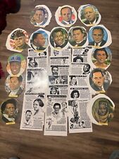 Rare 35 Famous Afro Americans Laminated Posters & Booklet 1969- 1980’s picture