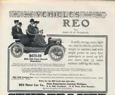 Magazine Ad - 1906 - REO Motor Cars - REO Motor Car Co., Lansing, MI picture