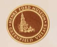 Vintage Henry Ford Museum Greenfield Village Sticker/Stamp Mint/Near Mint Rare picture