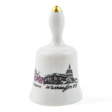 Washington DC Miniature Bell Collectible Travel Souvenir Flawed No Clapper picture