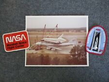 1978 NASA MSFC 1st GEN PHOTO-PATCH MATED VERTICAL GRND VIBRATION TEST+WORM PATCH picture
