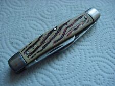 Vintage Buck Ultra Blade 3 Blade Folding Pocket Knife Great Snap No Wobble -NICE picture