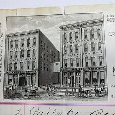 Neemes Confectionery Billhead 1882 Chicago Illinois Illustrated Graphic picture