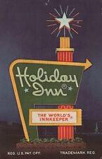 Du Bois Pennsylvania Posted Holiday Inn Hotel Motel Vintage Chrome Post Card picture