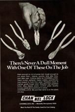 1980 Vintage Print Ad Channellock Cutting Pliers There's Never a Dull Moment picture