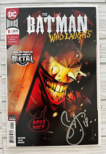 Batman Who Laughs #1 Jock Cover - Signed Scott Snyder w/ COA (2018 DC) NM picture