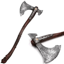 Kratos Blade Leviathan iron Axe - God of War Carbon steel Game axe 25