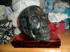 Large Labradorite Crystal Skull Exceptional and Beautiful picture
