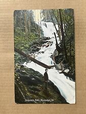 Postcard Benjamin Falls Montpelier Vermont VT Waterfall Vintage 1908 picture