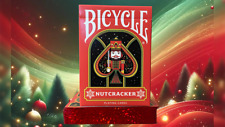 Bicycle Nutcracker (Red Gilded) Playing Cards picture