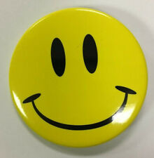 WALMART Smiley Button Quality Metal Brand New 2 Inches in diameter picture