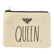 Rae Dunn Queen” bee cosmetic bag picture