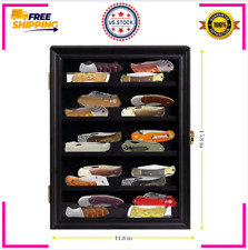 Pocket Knife Display Case for Wall Knife Collection Display Case with Patente... picture