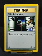 Bill's Teleporter 91/111 Neo Genesis Set Pokemon Trainer Card WOTC 2000 VTG HP picture