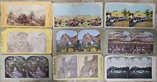 Nine (9) Vintage Stereoview Cards picture