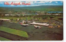 1960s Hawaiian Airlines~Island of Hawaii~HILO AIRPORT Roberts Postcard C18824-HC picture