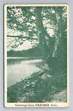 Oxford NE-Nebraska, General Greetings, Lakeside, Vintage Postcard picture