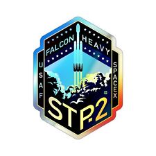 STP-2 (SpaceX) Holographic STICKER Die-Cut Vinyl Decal picture