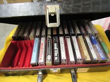 Vintage 26 pcs cassette recording w/ vintage case & keys ( Music Is Sound Learni picture