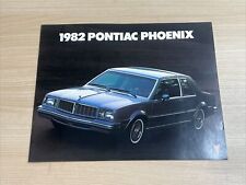 1982 Pontiac Phoenix 12-page Dealer Original Sales Brochure Catalog picture