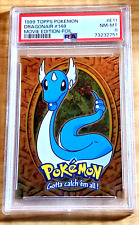 1999 Topps Pokemon Movie Dragonair #148 Holo Foil #E11 PSA 8 Near Mint Blue Logo picture