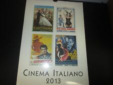 2013 Cinema Italiano Calendar-Still Sealed/New'Old Stock'/Printed In Italy picture