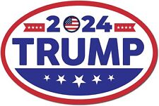 Blue Trump 2024 Republican Party Political Election Magnet Decal, 4x6 inches picture