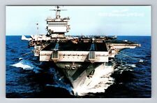 USS Enterprise, Ships, Transportation, Vintage Postcard picture