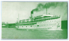 c1930's S.S City of Grand Rapids Chicago to Milwaukee Wisconsin WI Postcard picture