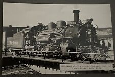 Rio Grande #476 at Durango.  1949. RPPC picture
