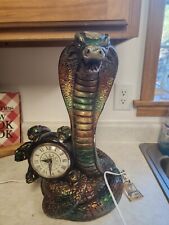 Vintage Lanshire Cobra Snake Clock picture