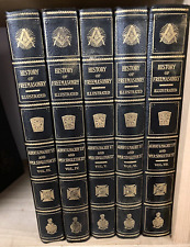 1906 HISTORY of FREEMASONRY-ALBERT MACKEY-ILLUSTRATED-5 of 7 VOLUME SET-CLEAN picture