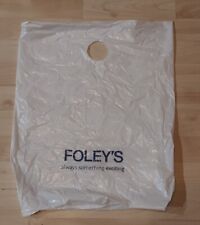 Foley's Department Store Plastic Bag 18