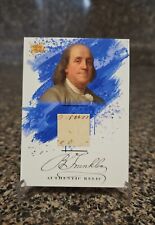 Benjamin Franklin Handwritten Authentic Relic Card 2024 Pieces Of The Past NM picture