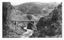 Washington Chelan River Gorge Thayer Ellis RPPC Photo Postcard 22-1947 picture