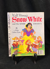 RARE FIND - SNOW WHITE and the SEVEN DWARFS - WALT DISNEY'S Little Golden Book picture