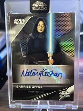 2023 Topps Chrome Black Star Wars Barriss Offee Refractor Auto A-KR picture