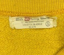 *COLLECTOR ITEM* VTG '71-'76 Original Walt Disney World Women Yellow Shirt; S picture