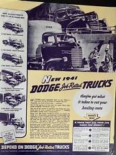 Vintage 1941 Dodge Trucks Ad picture