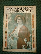 Antique April 1904 WOMAN'S HOME COMPANION Magazine Maxfield Parrish Colgate Ad picture
