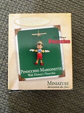 Hallmark 2004 Pinocchio Marionette Walt Disney Ornament Miniature NIB picture