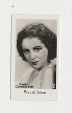 Billie Dove 1933 Bridgewater Film Stars Small Trading Card - Series 2 #19 picture