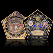 100 PCS Force Pentagon Gift Collection Challenge Coin picture
