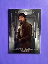 2020 Topps STAR WARS Masterwork #94 Captain Cassian Andor Rebellion picture