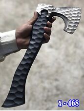 HANDMADE HUNTING HIGH CARBON STEEL AXE TOMAHAWK INTEGRAL Axe HAMMER PATTERN picture