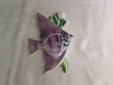 Vintage 1940s 50s Lefton Angel Fish Wall Hanging Figurines #2629  picture