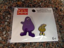 McDonald's Grimace & Fry Kid Enamel Pin Set of 2 Loungefly Brand New picture